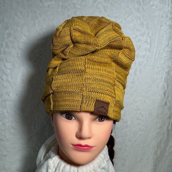 Oversized Baggy Slouchy Thick Winter Beanie Hat Winter Warm Fleece Lined - Picture 3 of 7